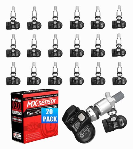 Autel TPMS Sensor 20pcs Mental Programmable MX Sensor OE-Level for 315MHz 433MHz Tire Pressure Work with TS408 TS508 TS601 TS608 MK808TS MS906TS ITS600 Press in in Saudi Arabia