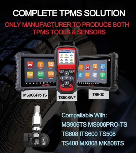 Autel TPMS Sensor 20pcs Mental Programmable MX Sensor OE-Level for 315MHz 433MHz Tire Pressure Work with TS408 TS508 TS601 TS608 MK808TS MS906TS ITS600 Press in in Saudi Arabia