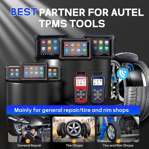 Autel TPMS Sensors 20 Pack Dual Frequency 315Mhz / 433Mhz Metal Stem Universal Tire Sensor Compatible with Autel TS900 TS401 TS408 TS501 TS508 TS601 TS608 MX808TS MS906TS ITS600 in Saudi Arabia