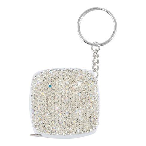 Framendino, Bling Diamond Cloth Measuring Tape Soft Retractable Fabric for Body Waist Sewing Tailor Knitting Scale 80 Inch in Saudi Arabia