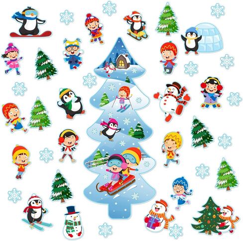 WaaHome Jesus is Born Christian Bulletin Board Decorations Set 38pcs Religious Nativity Scene Cutouts Birth of Jesus Bulletin Board Borders for Kids Christmas Sunday School Classroom Decorations in Saudi Arabia