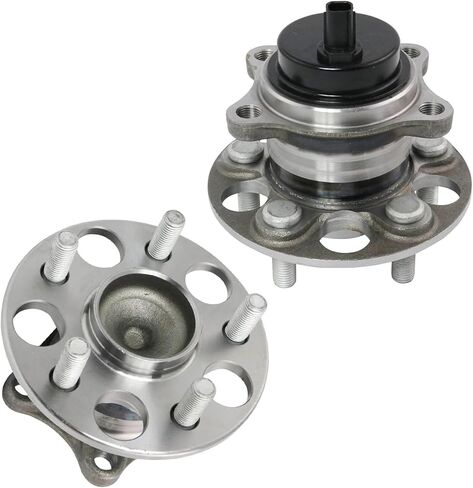 Detroit Axle - 2 Rear Wheel Bearing and Hubs Assembly for Toyota Corolla 2019-2023, Prius 2016-2022, Prius Prime 2017-2022, Lexus CT200h 2011-2017 5-Lug w/ABS in Saudi Arabia