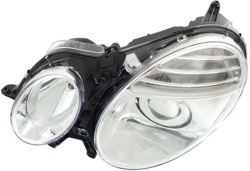مصباح أمامي Garage-Pro Driver Side HID/Xenon لسيارة Mercedes Benz E350 4Matic Base 2006-2009 بدون لمبة (مصابيح) نماذج بدون ضوء زاوية ونظام إضاءة منحنى يستبدل # 2118201761 in Saudi Arabia