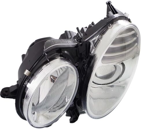 مصباح أمامي Garage-Pro Driver Side HID/Xenon لسيارة Mercedes Benz E350 4Matic Base 2006-2009 بدون لمبة (مصابيح) نماذج بدون ضوء زاوية ونظام إضاءة منحنى يستبدل # 2118201761 in Saudi Arabia