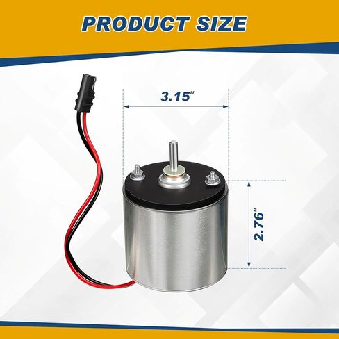 Gisafai 2 Pcs 12 Volt 1/4'' Shaft Feeder Replacement Motor for Deer Feeder and Truck Spreader in Kuwait
