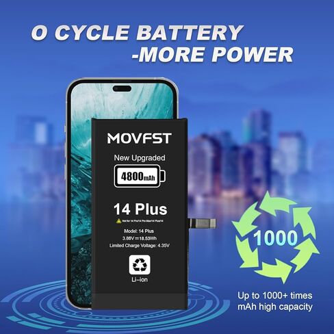 Replacement Battery for iPhone 8 Plus,Li-ion Polymer 5000mAh High Capacity Battery Fit for iPhone 8 Plus Model A1864 A1897 A1898 with Repair Tool Kits in Saudi Arabia