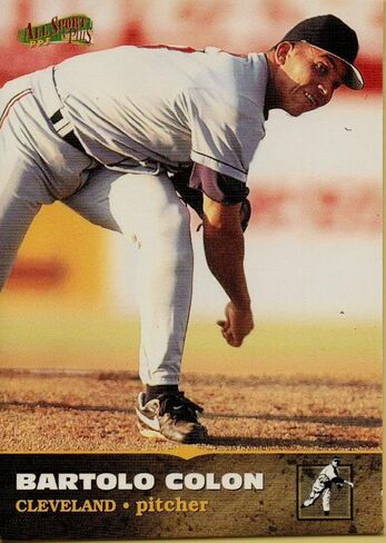 BARTOLO COLON 1996 THE SCORE BOARD ROOKIE CARD #164 (CLEVELAND INDIANS) FREE SHIPPING AND TRACKING in Saudi Arabia