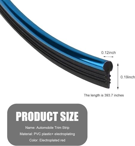 33FT Electroplated Car Interior Moulding Trim Strip, Flexible Decor Molding Door Panel Gap Trim Strip, Dashboard Pinstriping Filler Insert Strips with Tool, DIY Garnish for Cars SUVs (Purple) in Saudi Arabia