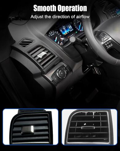 Dash Air Vent Grille Cover Left Fit for Ford Explorer 2016 2017 2018 2019 Replace FB5Z19893CE FB5Z-19893-CE, Center Console Air Conditioning Outlet, AC Vent Panel in Saudi Arabia
