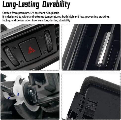 MADAT 687506MA0A AC Outlet Panel Compatible with Nissan Rogue 2014-2020 / Rogue Sport 2017-2022, Center Dash A/C Vent Assembly Replace 68750-6MA0A, 68750-6FL0A, 68750-5HA0A in Saudi Arabia