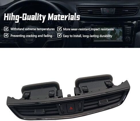MADAT 687506MA0A AC Outlet Panel Compatible with Nissan Rogue 2014-2020 / Rogue Sport 2017-2022, Center Dash A/C Vent Assembly Replace 68750-6MA0A, 68750-6FL0A, 68750-5HA0A in Saudi Arabia