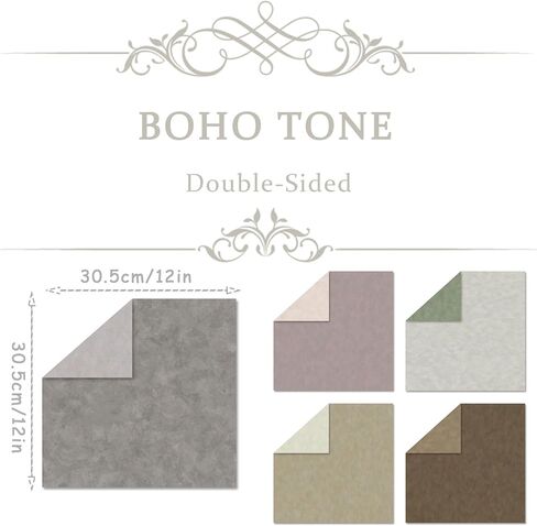 12 x 12 Scrapbook Paper, 24 Sheets,Boho Merry Christmas Tone Double-Sided Decorative Cardstock Sheets for Scrapbooking, Crafts, DIY Albums, Junk Journals in Saudi Arabia