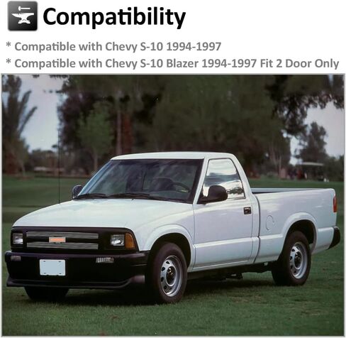 يناسب 1994 1995 1996 1997 تشيفي S-10 S10 بيك اب الرئيسي العلوي شبكة البليت الكروم شواء إدراج كومبو in Saudi Arabia