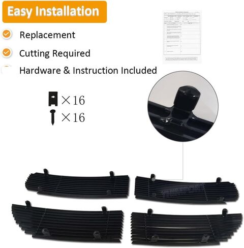 Fits 2005 2006 2007 Dodge Magnum Main Upper Polished Aluminum Billet Grille Insert Replacement Grill in Saudi Arabia