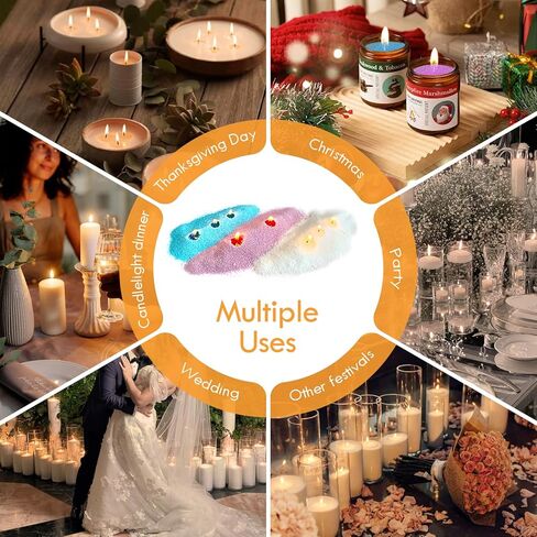 Bolu Fly Candle Sand with Wicks, Refillable Pearled Wax Beads Making Kits, 3-Color Unscented for Relaxation, Yoga, Meditation, Wedding & Home Decor (21oz, White, Blue, Purple) in Saudi Arabia