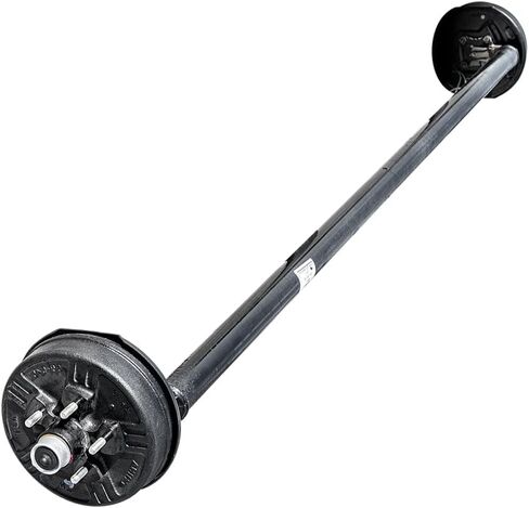 3.5k TK Trailer Axle - 3500 lb Electric Brake 5 Lug - (4" Drop), 85/00 (Loose Spring Seats) / 5x4.5 Bolt Pattern in Saudi Arabia