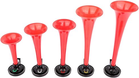 super loud 5 Trumpet Musical Dukes Hazzard Horn Kit Compressor Dixie Musical Air Horn for Any 12V Vehicles Trucks Lorrys Trains Boats Cars Vans Kit in Saudi Arabia
