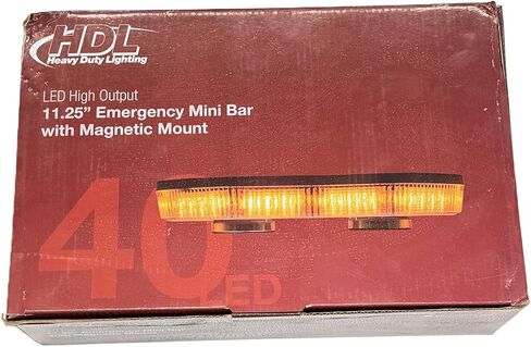 11.25" LED High Output Emergency 10 Pattern Strobe Magnetic Mini Rooftop Light Bar in Saudi Arabia