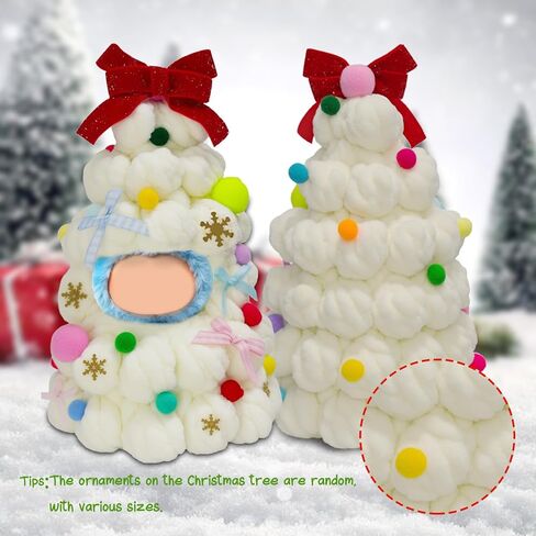 Christmas Clothes for LABUBU 17cm Doll (NO Doll), Handmade Outfit with Adjustable Dolls Stand and Gift Package for Labubu Dolls(White, L) in Saudi Arabia