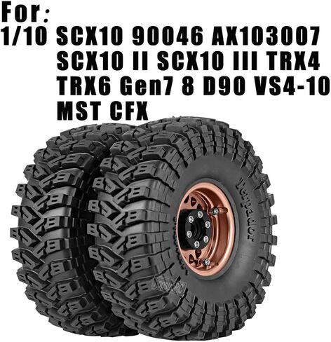 1.9 إطار مزدوج Beadlock RC عجلة RC لإطارات 1/10 SCX10 90046 AXI03007 TRX4 TRX6 VS4-10 Gen7 Gen8 MST CFX D90، إطار عجلة ألومنيوم 1.9 بوصة إطار شاحنة RC 4 قطع مع إزاحة قابلة للتعديل 4 قطع لون in Kuwait