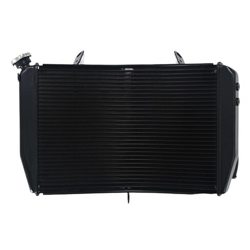 AHH Motorcycle Radiator Cooler Cooling Water Tank Compatible with YAMA YZF1000 YZFR1 2004 2005 2006 R1 YZF-R1 04 05 06 Aluminum Black in Saudi Arabia