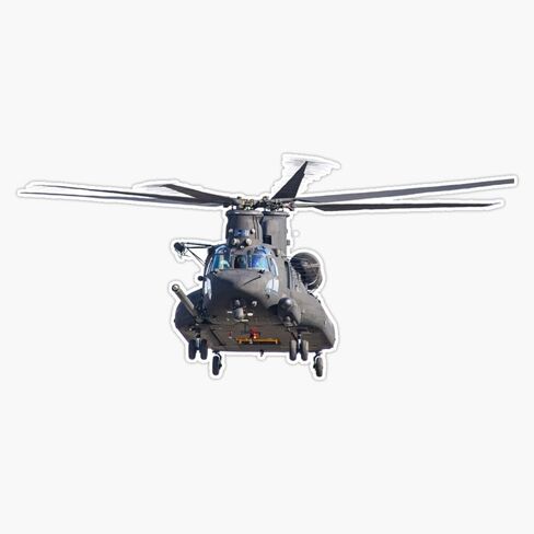 ملصق لاصق للنافذة Chinook CH-47 مقاس 5 بوصة in Saudi Arabia