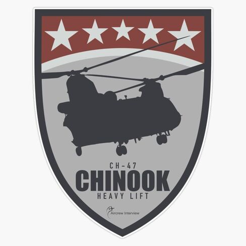 ملصق ممتص الصدمات لنافذة شينوك CH-47 مقاس 5 بوصات in Kuwait