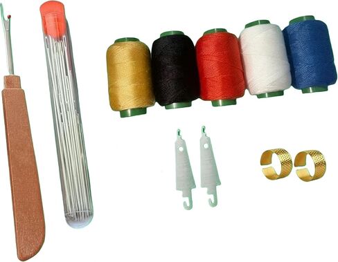 36PCS Sewing Tool Set，Stainless Steel Sewing Needle Kit - Compact Portable with Easy Threader, Durable Safe Complete Tools for Sewing Enthusiasts & Adults in Kuwait