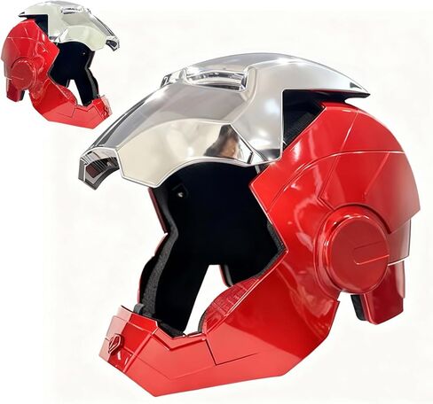 Wearable Hero-Style Helmet with Glowing Eyes – Cosplay Mask for Kids and Teens,Great for Halloween,Birthday Gifts in Saudi Arabia