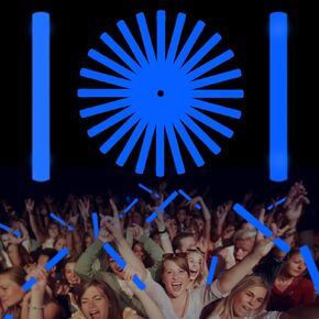 Glow Foam Wand, 36 Pcs Red Giant LED Light Up Sticks Flashing Glowing Baton Wands Party Supplies for Wedding, Raves,Concert,Birthday,Christmas, Halloween,Sporting Events in Kuwait