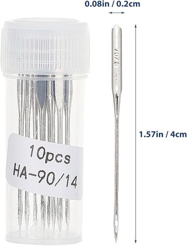 60Pcs Sewing Machine Needles Set Professional Needles for Sewing Portable Stitching Needles Compatible with Household Sewing Machines Each A- Ha- Ha- Ha- Ha- Ha- in Saudi Arabia