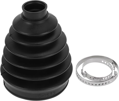 1 Set CV Joint Boot Kit for Mercedes-Benz GL320 2007-2009 Outer Constant Velocity Joint Boot W/Clamps No.A1643300385 Black Rubber in Saudi Arabia