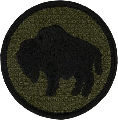 92nd Infantry Buffalo Soldiers 2.5inch Diameter Round Embroidered Patch (Hook & Loop Fastener) (69232) in Saudi Arabia