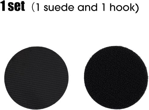 10 Pairs Black Polyester Round Floor Mat Fixing Stickers Rectangle Nylon Self Adhesive Stickers for Home Office Car (Rectangle, 1.6x7cm) in Saudi Arabia
