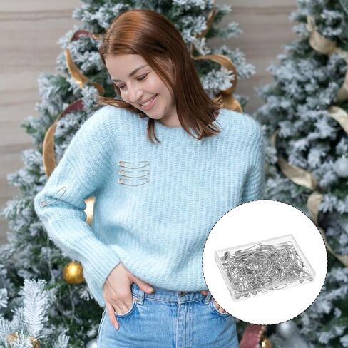 100PCS Curved Safety Pins, 1.5 Inch/38mm Quilting Basting Pins, Bent Safety Pin, Curved Quilting Pin for Knitting, Sewing, Basting and Crafting in Saudi Arabia