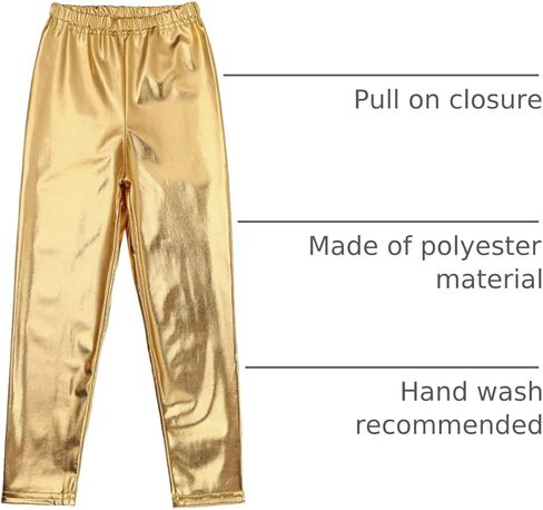أطفال بنات بنين لامعة معدنية الرقص الجوارب السراويل الجاز الهيب هوب الرقص الشارع رياضي طماق Dancewear in Kuwait