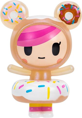 Jazwares Tokidoki 2" 6 Figure Pack - Donutella, Sandy, Kaiju Tokimon, Latte, Mozzarella, & Ruby - Ages 5+ - Officially Licensed Tokidoki Product from in Saudi Arabia