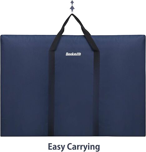 لوحة أحجية الصور المقطوعة من Becko US مع صواني وغطاء، حقيبة محمولة لتوفير تخزين الألغاز، سطح غير قابل للانزلاق، لما يصل إلى 1000 قطعة (أزرق داكن وكاكي) in Kuwait