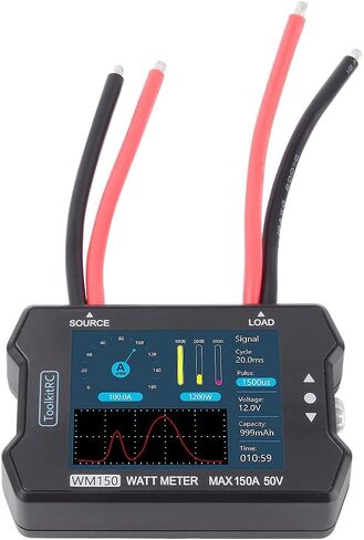 ToolkitRC WM150 150A 50V واط متر تحليل 2.4 "TFT LCD شاشة الجهد العالي اختبار PWM RC نماذج RC in Kuwait
