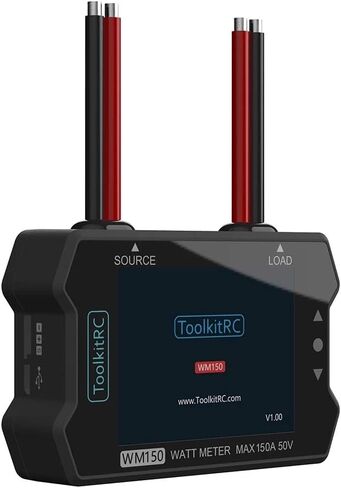 ToolkitRC WM150 150A 50V واط متر تحليل 2.4 "TFT LCD شاشة الجهد العالي اختبار PWM RC نماذج RC in Kuwait