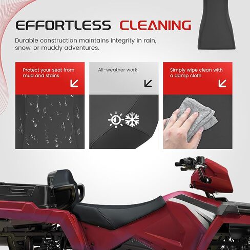 KUAFU Complete Seat Replacement Compatible with 2018-2021 Polaris Sportsman X2 570 All Weather Durable Seat Cover Accessories Assembly in Saudi Arabia