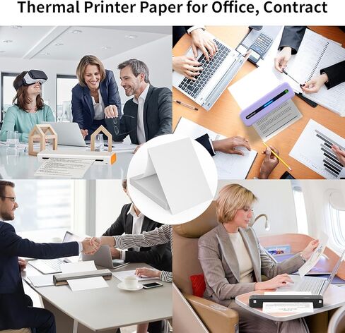 Thermal Paper,Thermal Printer Paper 8.5 x 11 US Letter for A4 Portable Thermal Printer and Other US Letter Printers,Perforated,Folded Continuous Printing,200 Sheets in Saudi Arabia