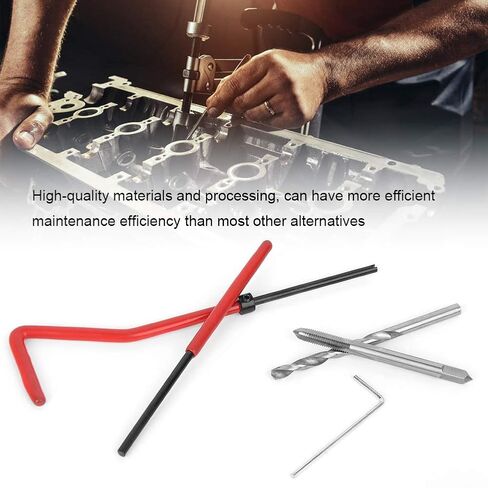 M4 Thread Repair Kit 25Pcs, Helicoil Restoring Thread Repair Tools M4 Metric Thread Repair Insert Kit with Transparent Plastic Box, for Auto Repairing in Saudi Arabia