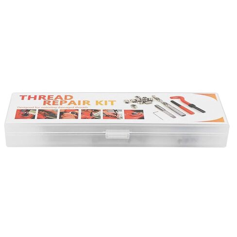 M4 Thread Repair Kit 25Pcs, Helicoil Restoring Thread Repair Tools M4 Metric Thread Repair Insert Kit with Transparent Plastic Box, for Auto Repairing in Saudi Arabia