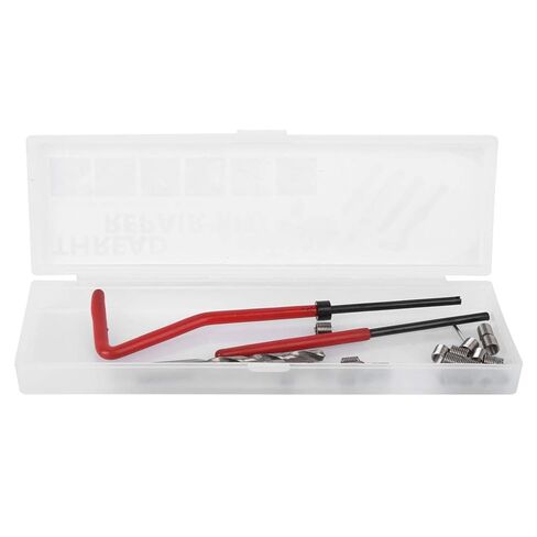 M4 Thread Repair Kit 25Pcs, Helicoil Restoring Thread Repair Tools M4 Metric Thread Repair Insert Kit with Transparent Plastic Box, for Auto Repairing in Saudi Arabia