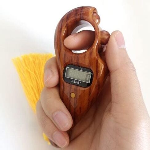 "Prayer Beads Finger Counter for Pooja Meditation Prayer Japa Puja Mala Plastic Bead Portable Rotating Digital Counter (Multi)" in Saudi Arabia