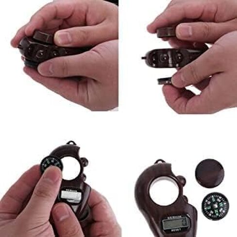 "Prayer Beads Finger Counter for Pooja Meditation Prayer Japa Puja Mala Plastic Bead Portable Rotating Digital Counter (Multi)" in Saudi Arabia