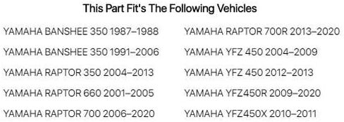 محاور العجلات الخلفية الممتدة من Tusk - تناسب: Yamaha RAPTOR 700 2006-2019 in Kuwait