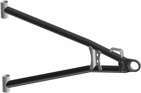 Polaris RZR Control Arm, Front, Lower, Left Side, Cloud Silver, Genuine OEM Part 1018826-385, Qty 1 in Saudi Arabia