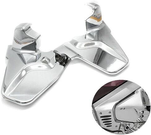 1 زوج كروم ABS محرك دراجة نارية الجانب غطاء موتو محرك حماية أجزاء الملحقات متوافق مع Goldwing GL1800 2001-2011 in Saudi Arabia